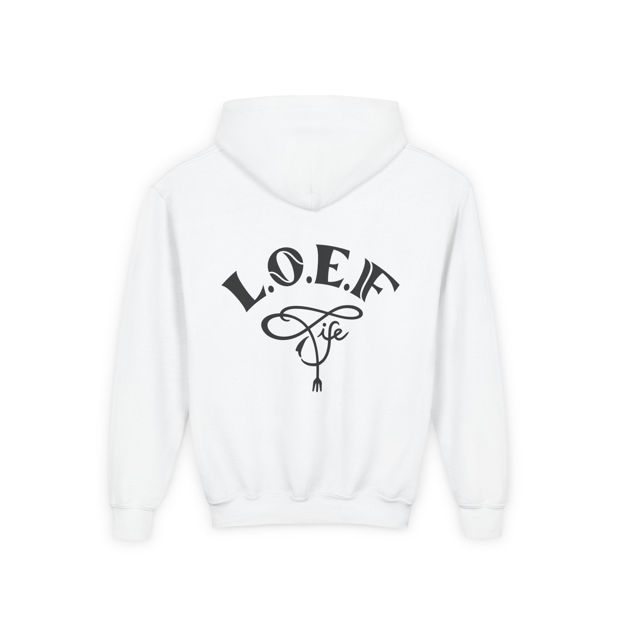L.O.E.F Foodie 4Life Young Hoodie (Fiery Red)