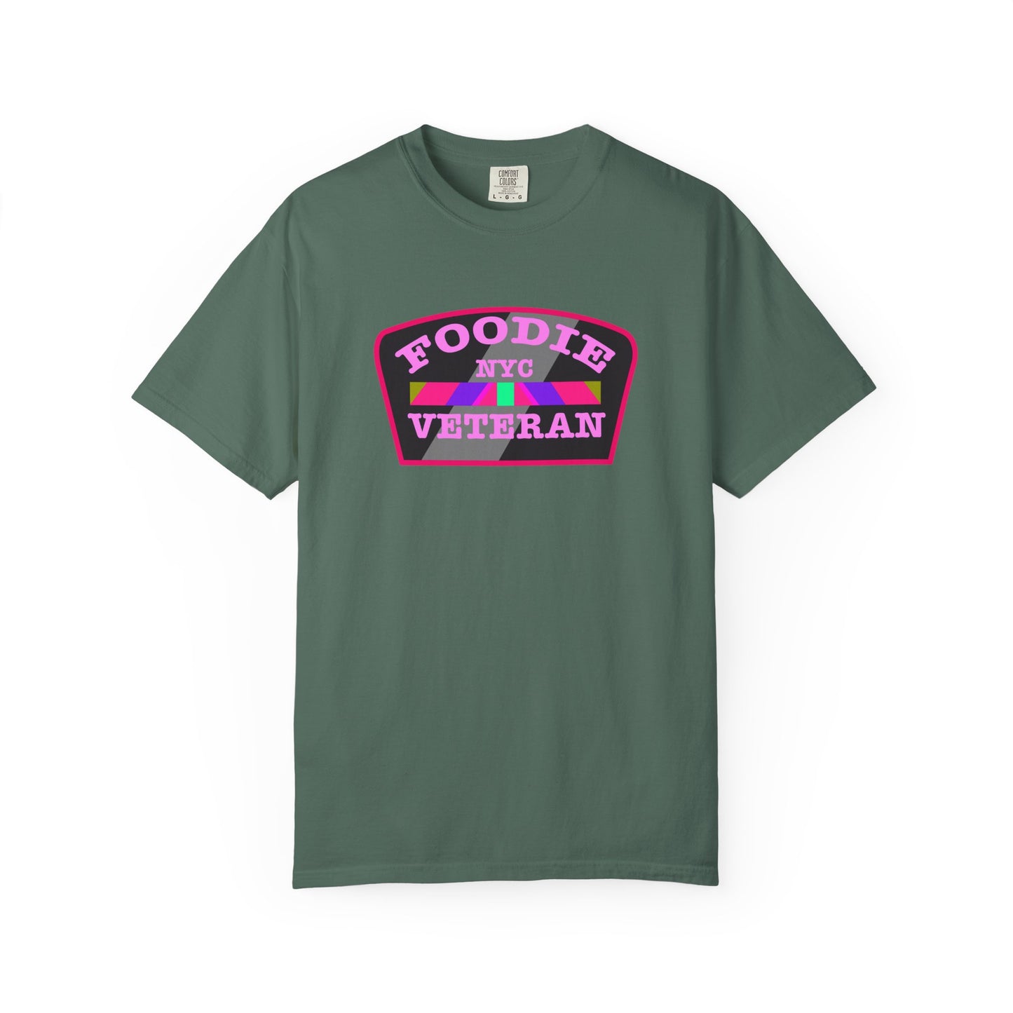 L.O.E.F Foodie Veteran NYC Unisex Tee Shirt (Pink)