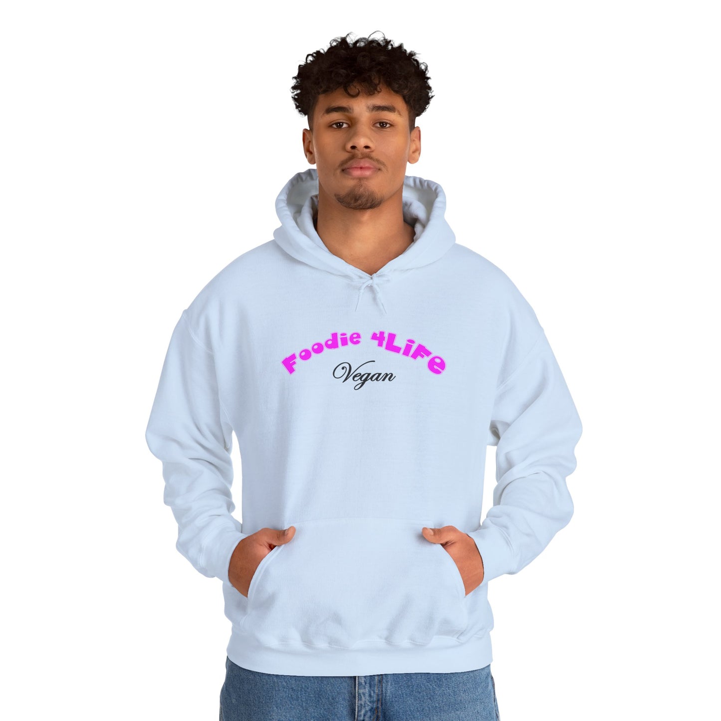 L.O.E.F Foodie 4Life Vegan Hoodie (Fuchsia)