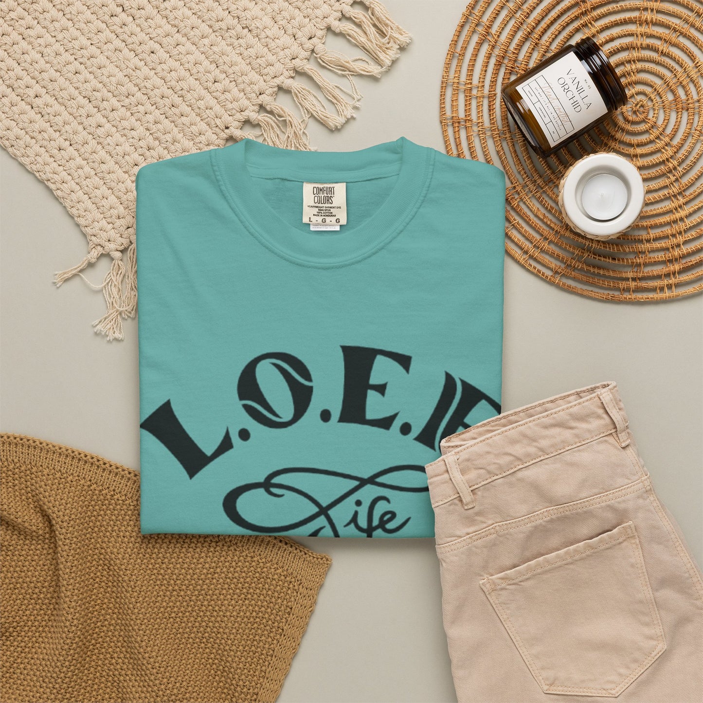 L.O.E.F Life Unisex Tee Shirt (Black)