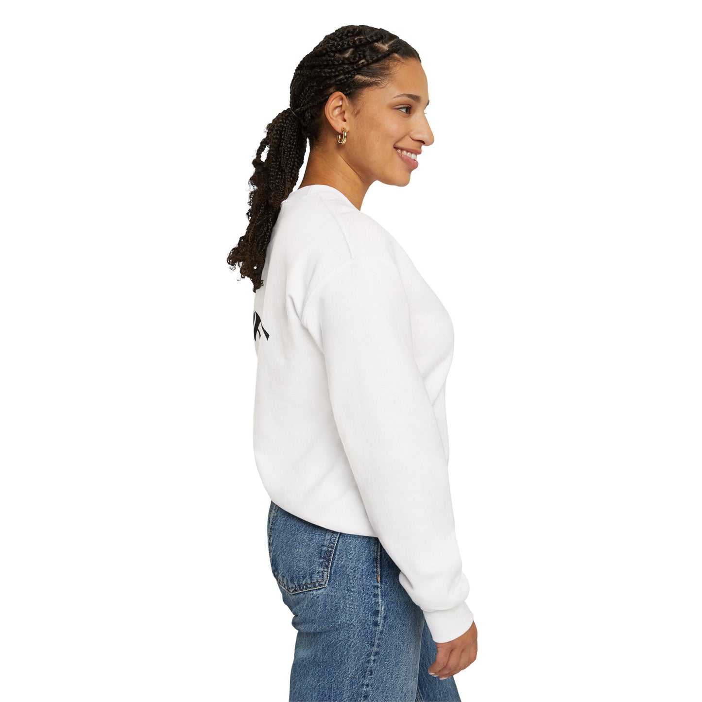 L.O.E.F Foodie 4Life Vegan Unisex Sweatshirt (Machalite Green)