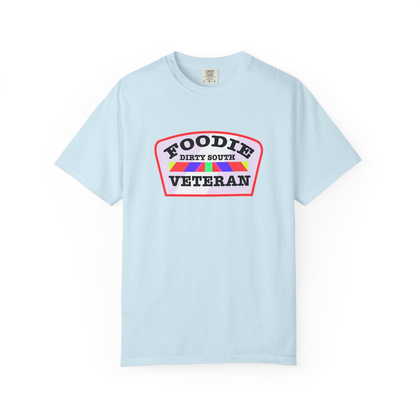 L.O.E.F Foodie Veteran DIRTY SOUTH Unisex Tee Shirt (Soft Pink)