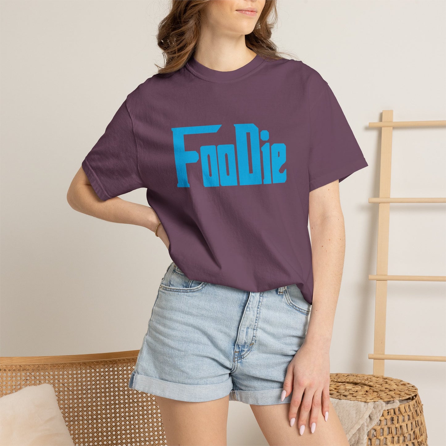 L.O.E.F Foodie Unisex Tee Shirt (Sky Blue)