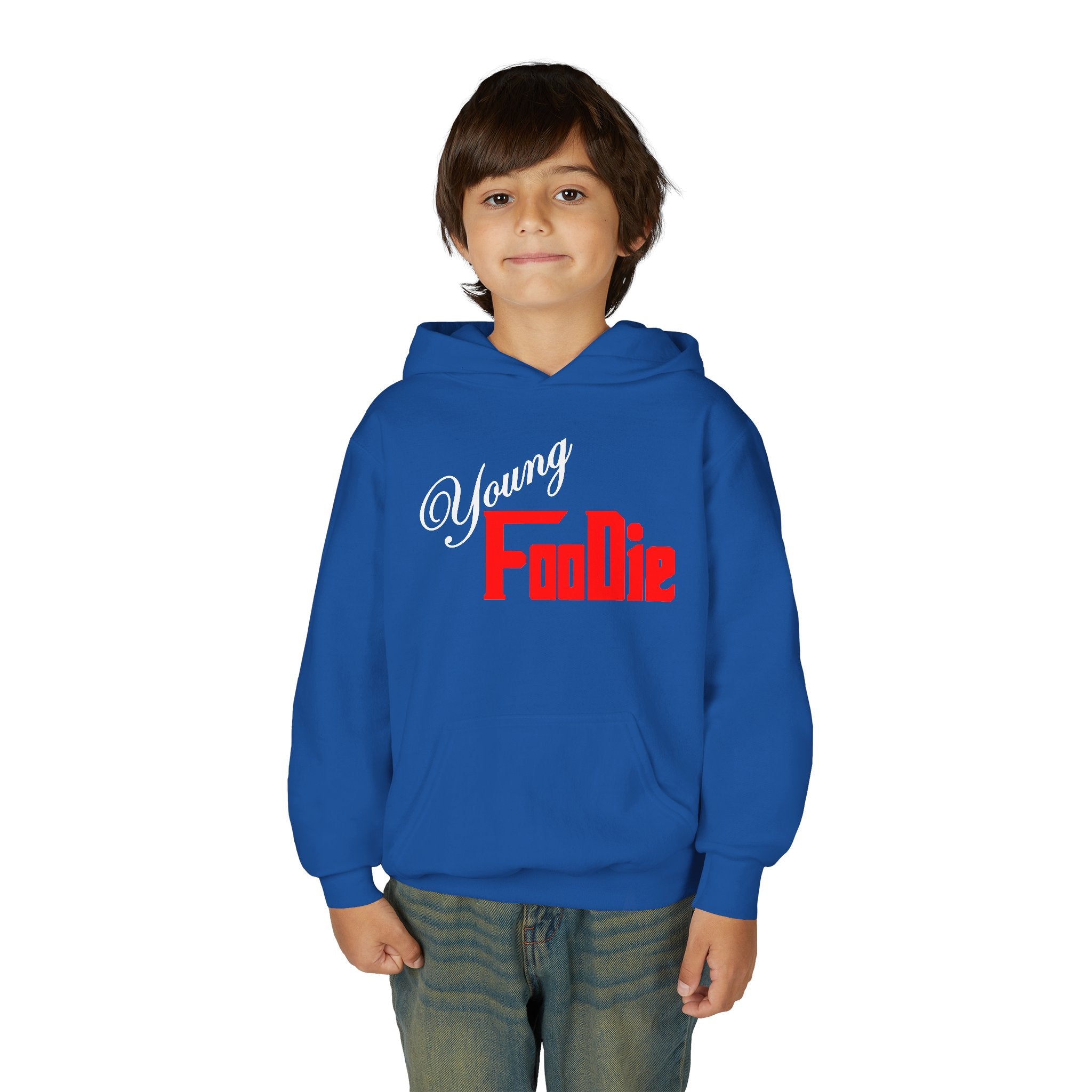 L.O.E.F Young Foodie Youth Hooded Sweatshirt (Fiery Red)