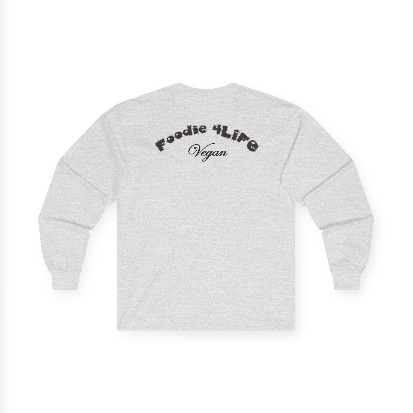 L.O.E.F Foodie 4Life Vegan Long Sleeve Tee (Black)
