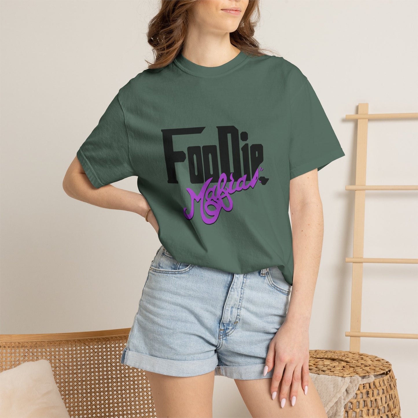 L.O.E.F Foodie Mafia Unisex Tee shirt (Bright Purple)