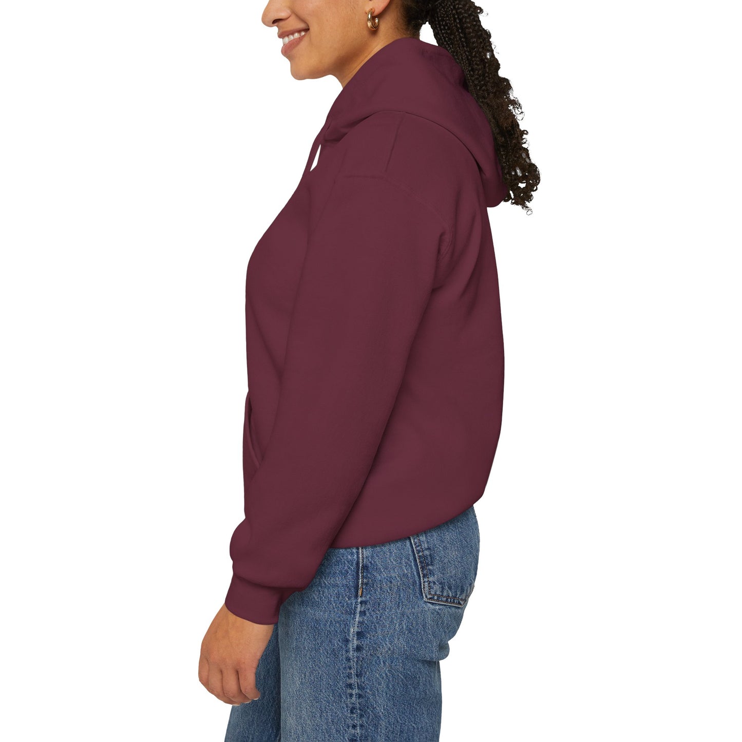 L.O.E.F Unisex Hooded Sweatshirt (White)