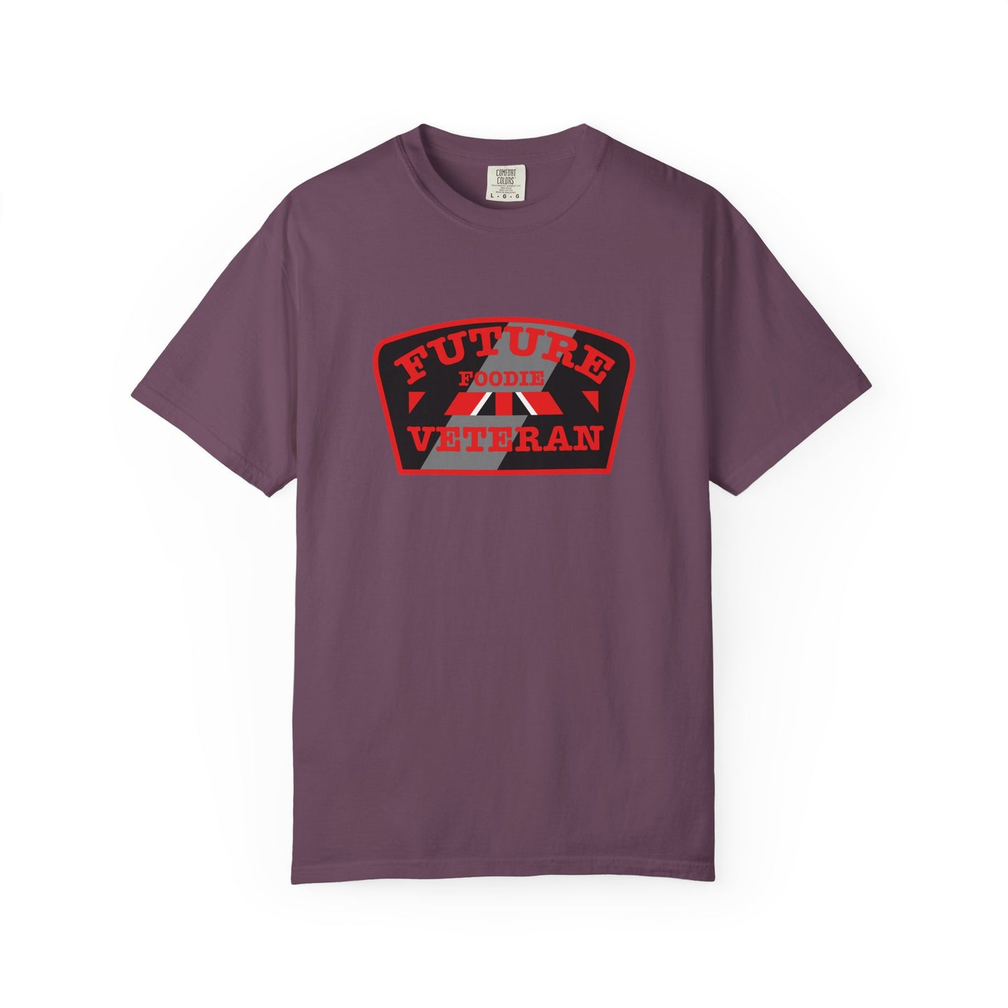 L.O.E.F Future Foodie Veteran Unisex Tee Shirt (Red)