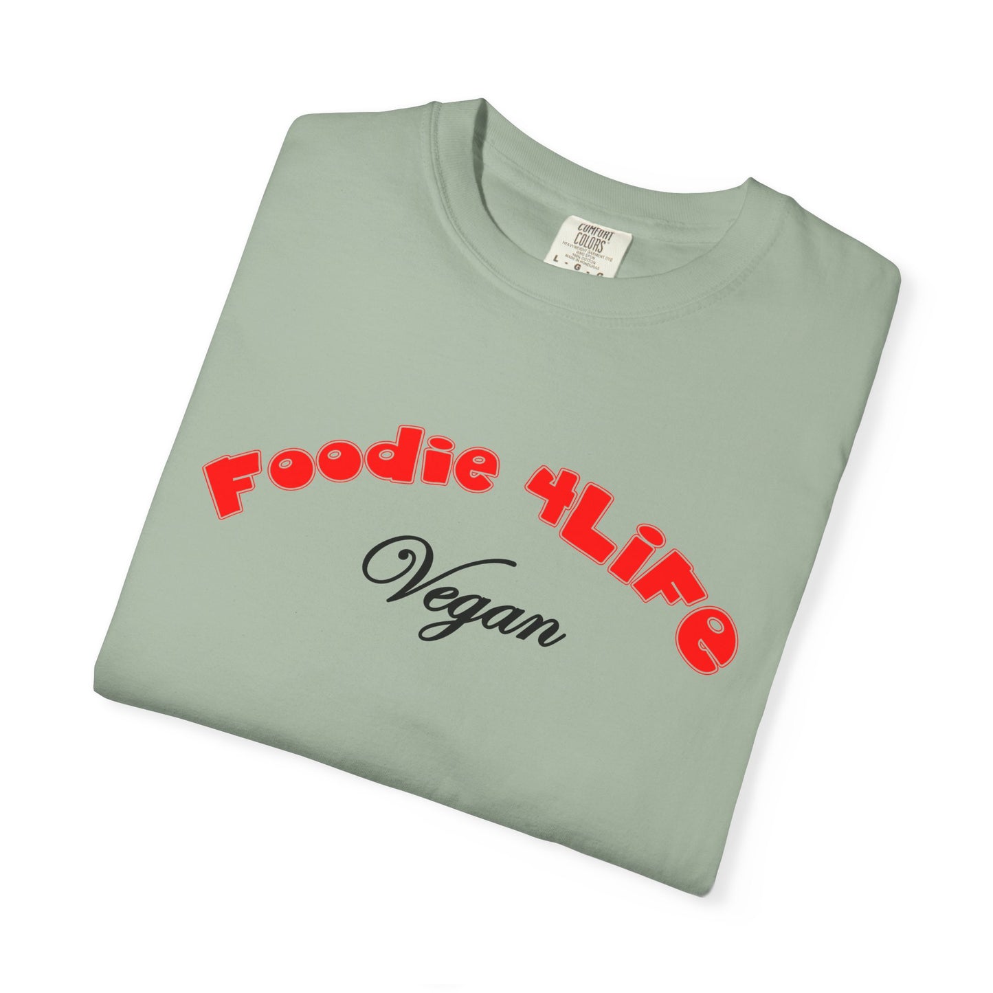 L.O.E.F Foodie 4Life Vegan Unisex Tee Shirt (Fiery Red)