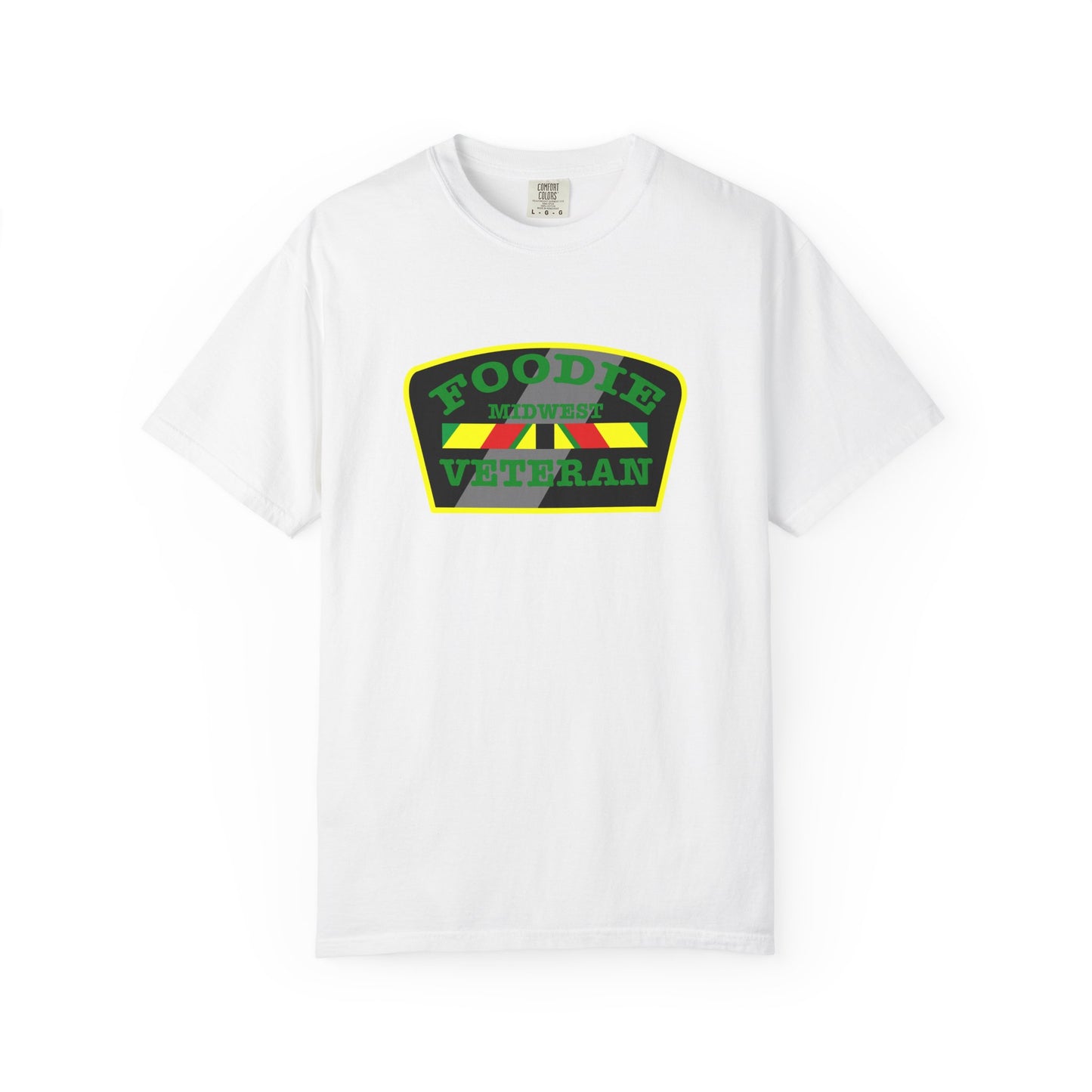 L.O.E.F Foodie Veteran MIDWEST Unisex Tee Shirt (Green)