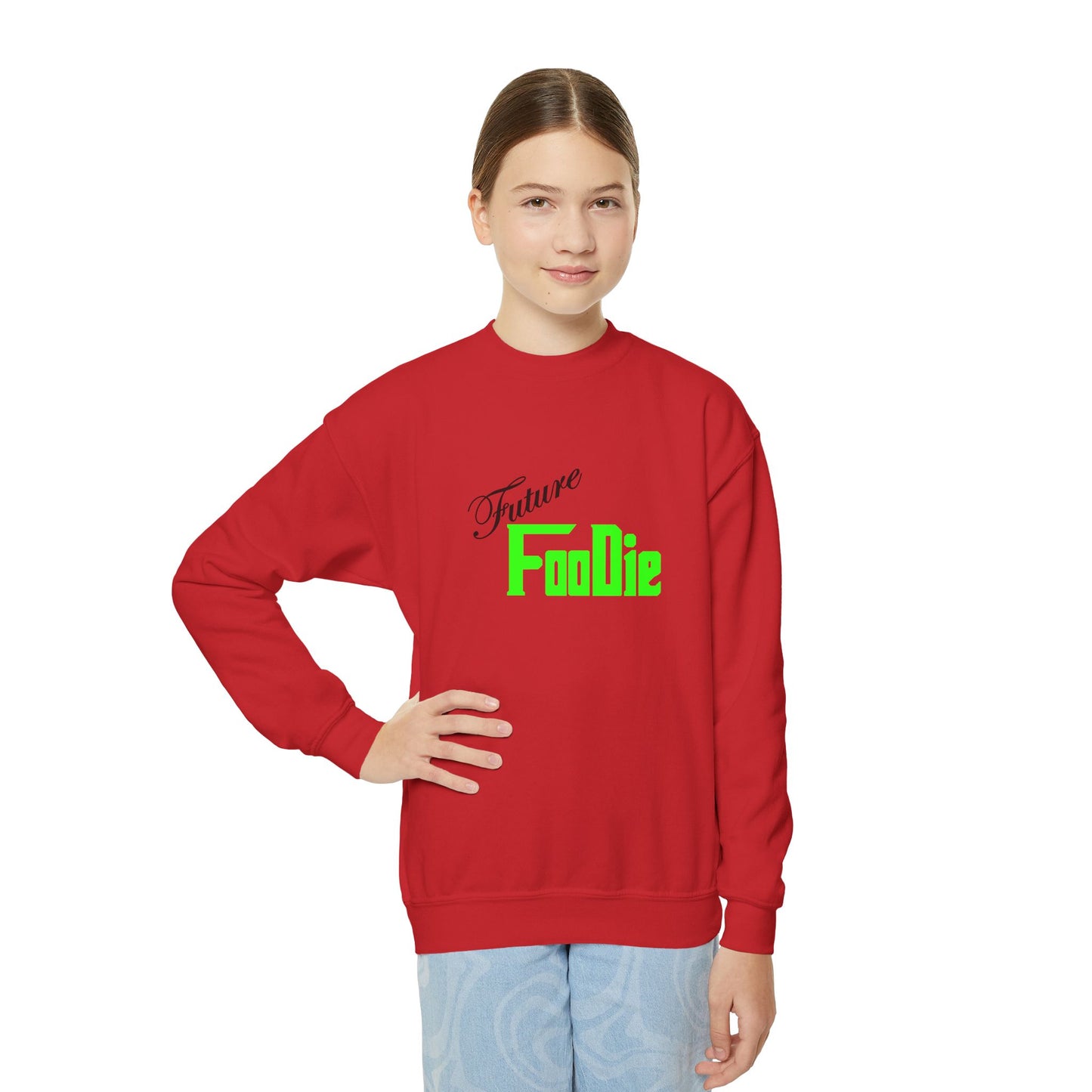 L.O.E.F Young Foodie Youth Sweatshirt (Neon Green)