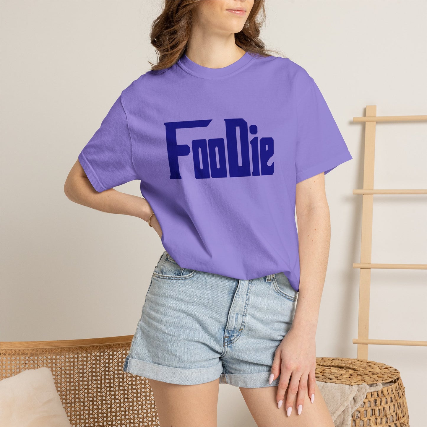 L.O.E.F Foodie Unisex Tee Shirt (Dark Blue)
