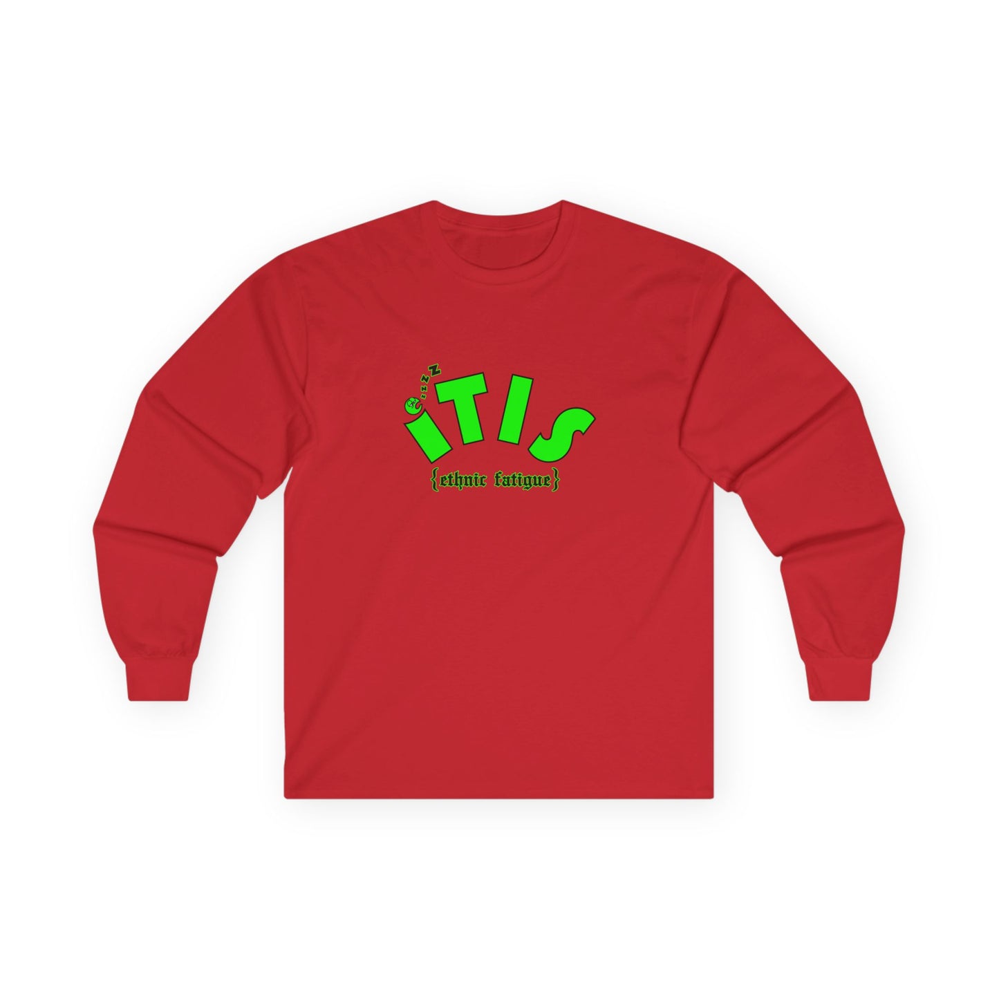 L.O.E.F ITIS Unisex Long Sleeve Tee (Green)