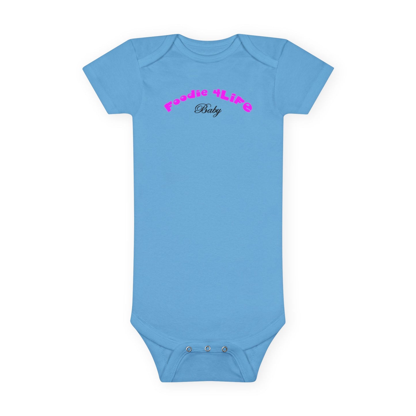 L.O.E.F Foodie 4Life Baby Bodysuit  (Fuchsia)