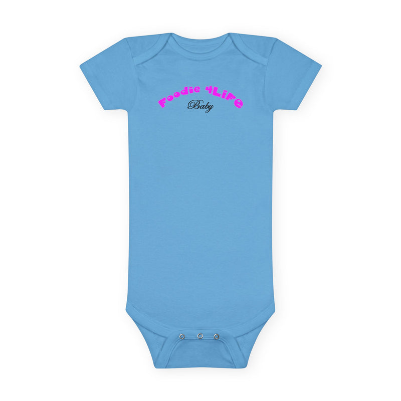 L.O.E.F Foodie 4Life Baby Bodysuit  (Fuchsia)