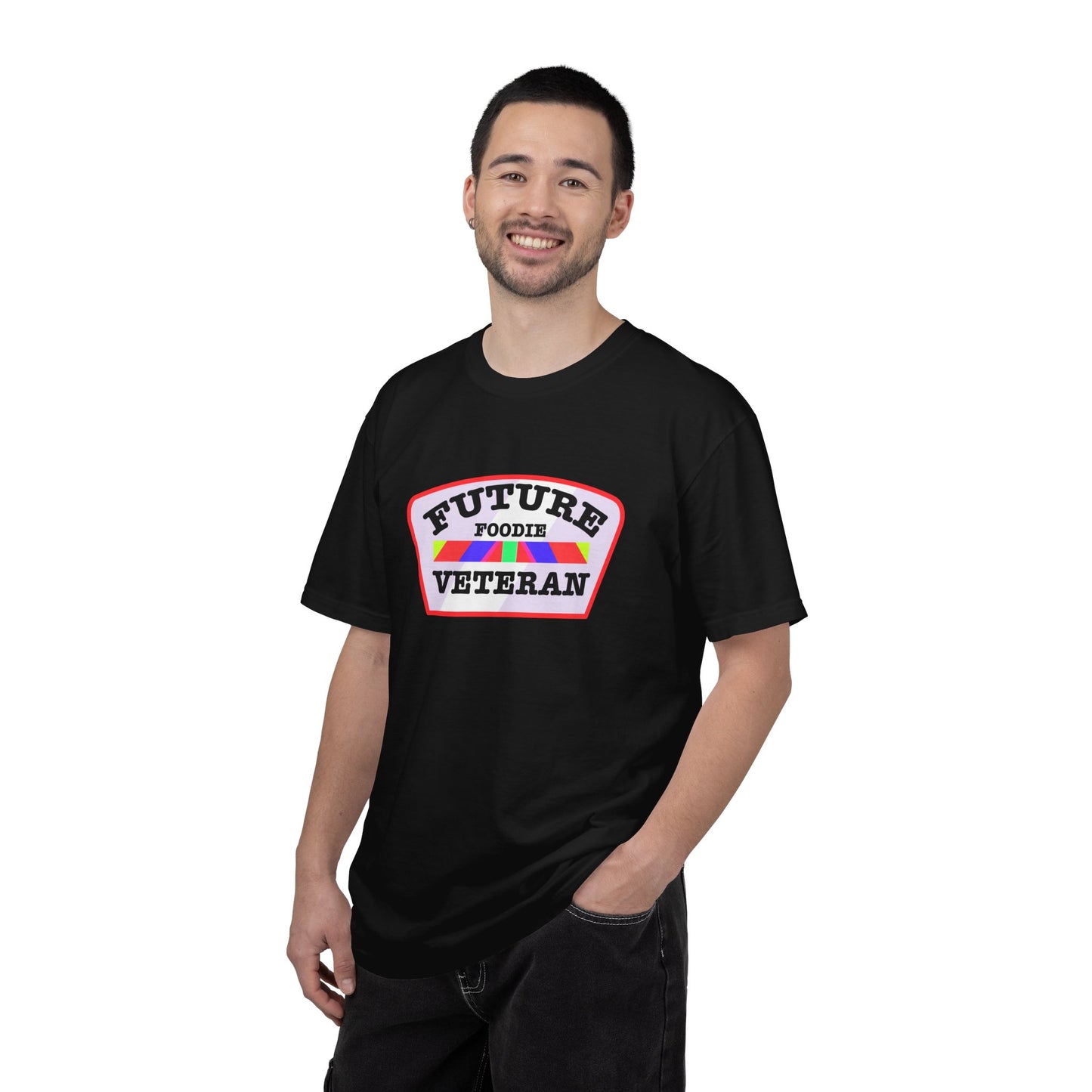 L.O.E.F Future Foodie Veteran Unisex Tee Shirt (Soft Pink)