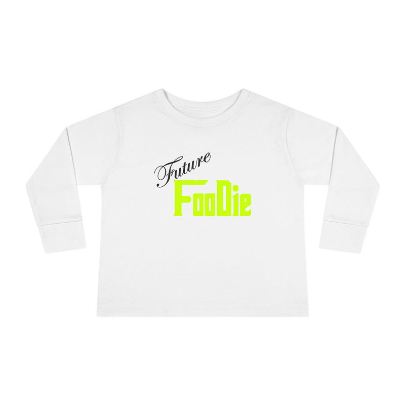L.O.E.F Future Foodie Toddler Long Sleeve Tee (Neon Yellow)