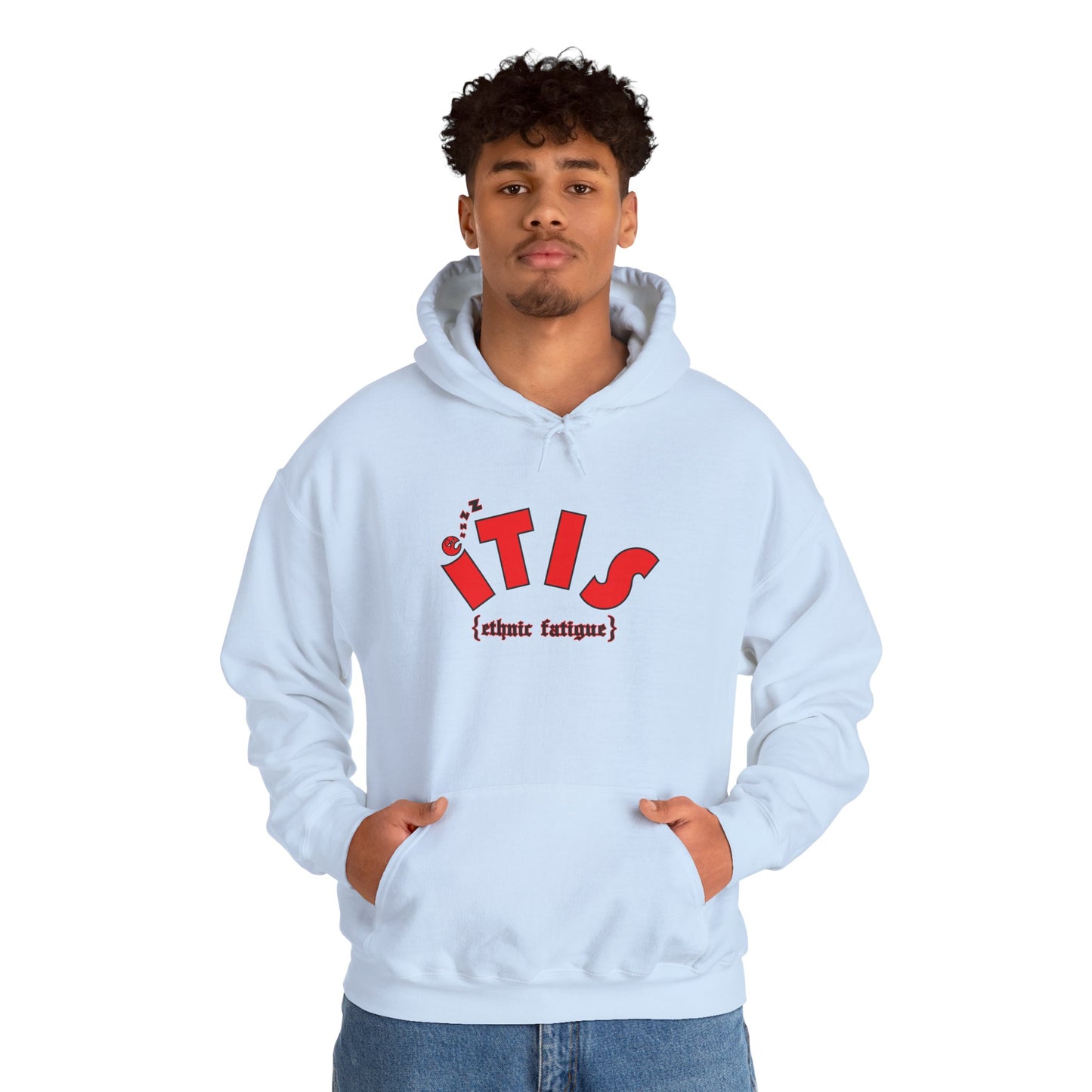 L.O.E.F ITIS Unisex Hooded Sweatshirt (Red)