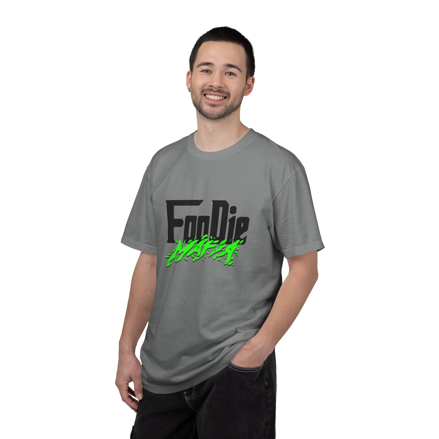 L.O.E.F Foodie Mafia Tee Shirt (Neon Green)