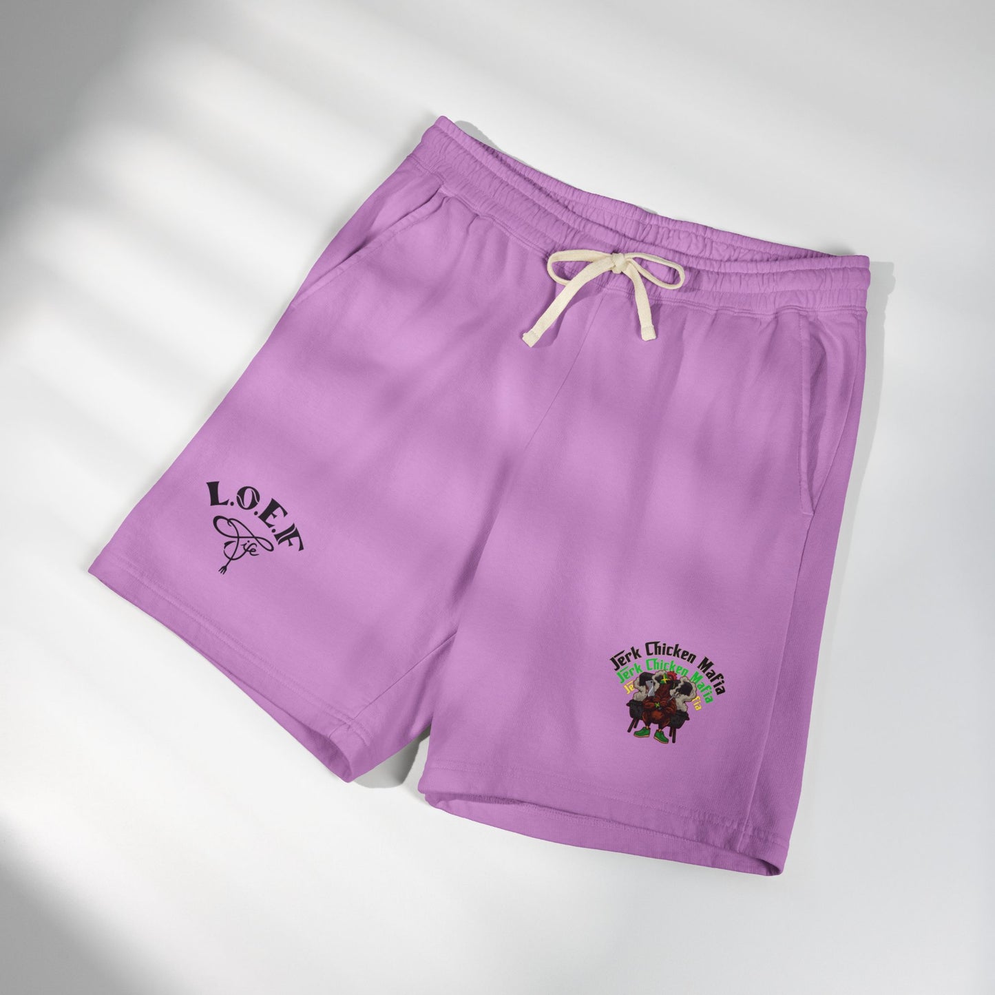 L.O.E.F Jerk Chicken Mafia Sweat Shorts