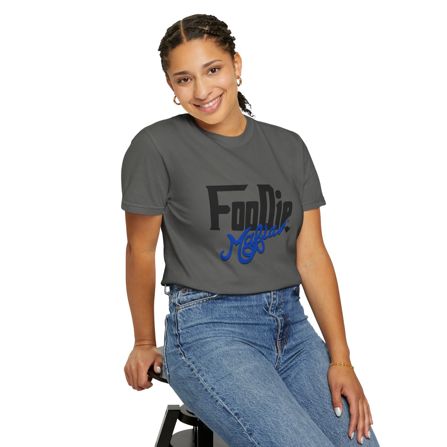 L.O.E.F Foodie Mafia Unisex Tee shirt (Cobalt Blue)