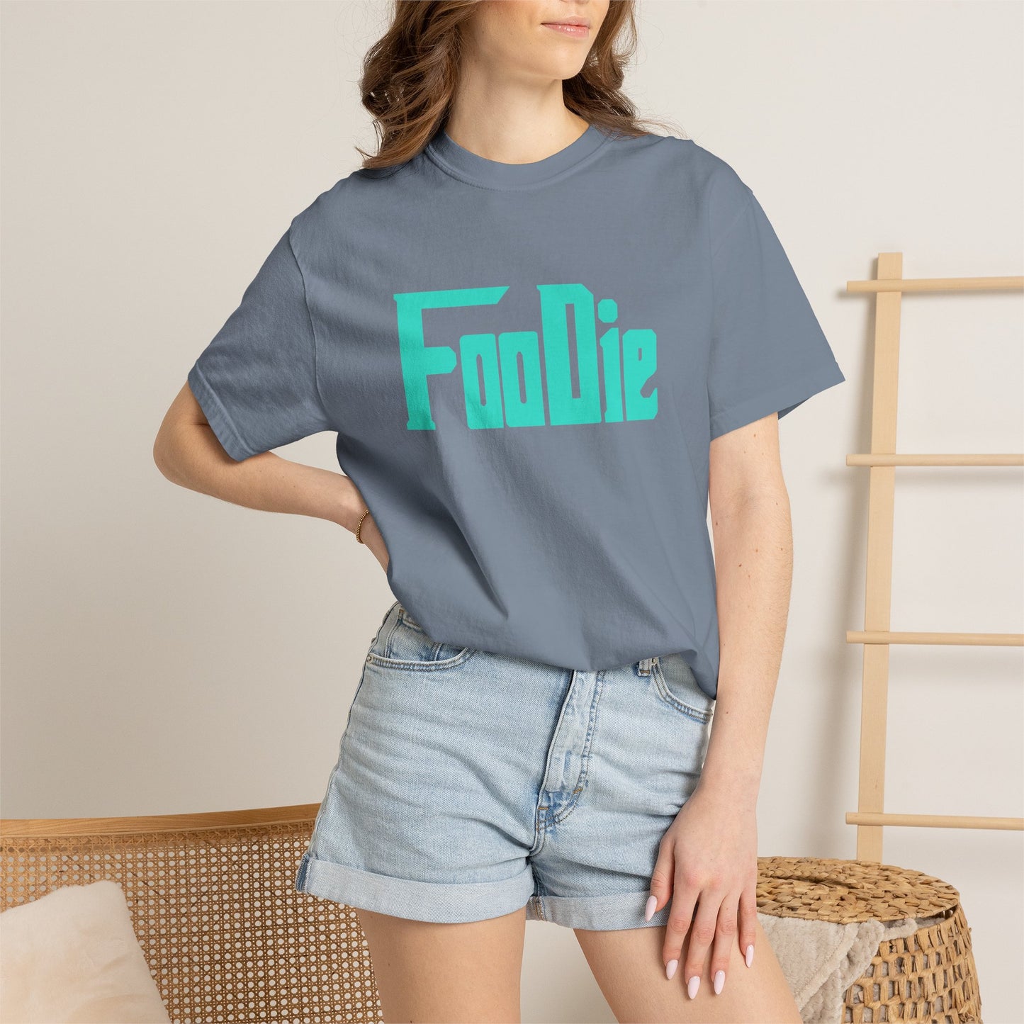 L.O.E.F Foodie Unisex Tee Shirt (Turquoise)