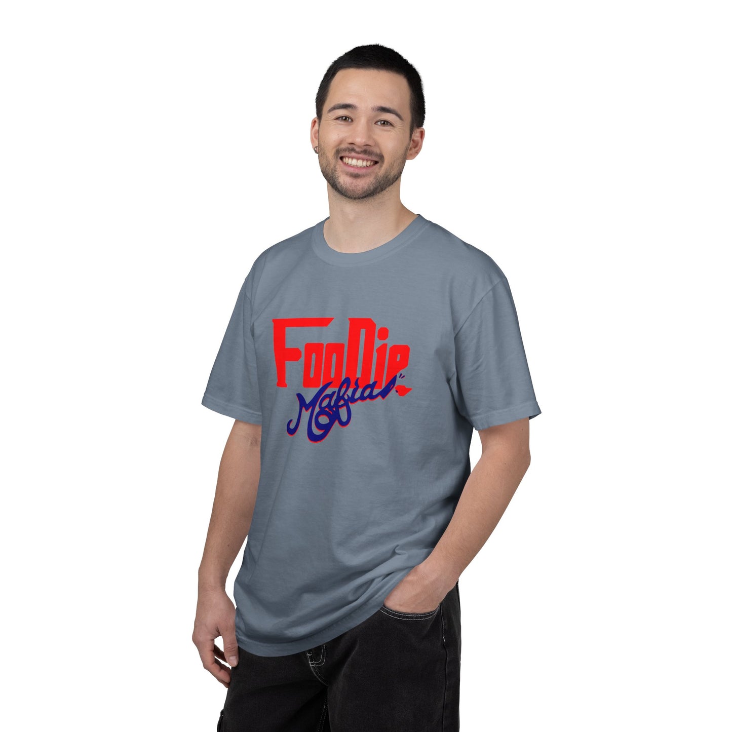 L.O.E.F Red Foodie Mafia Unisex Tee shirt (Dark Blue)
