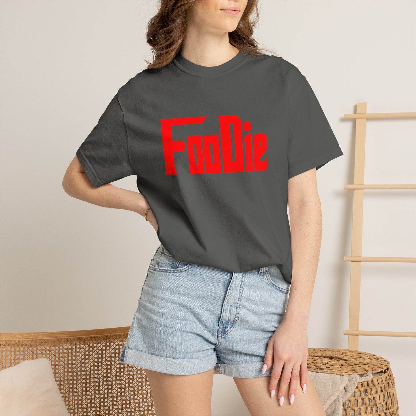 L.O.E.F Foodie Unisex Tee Shirt (Fiery Red)