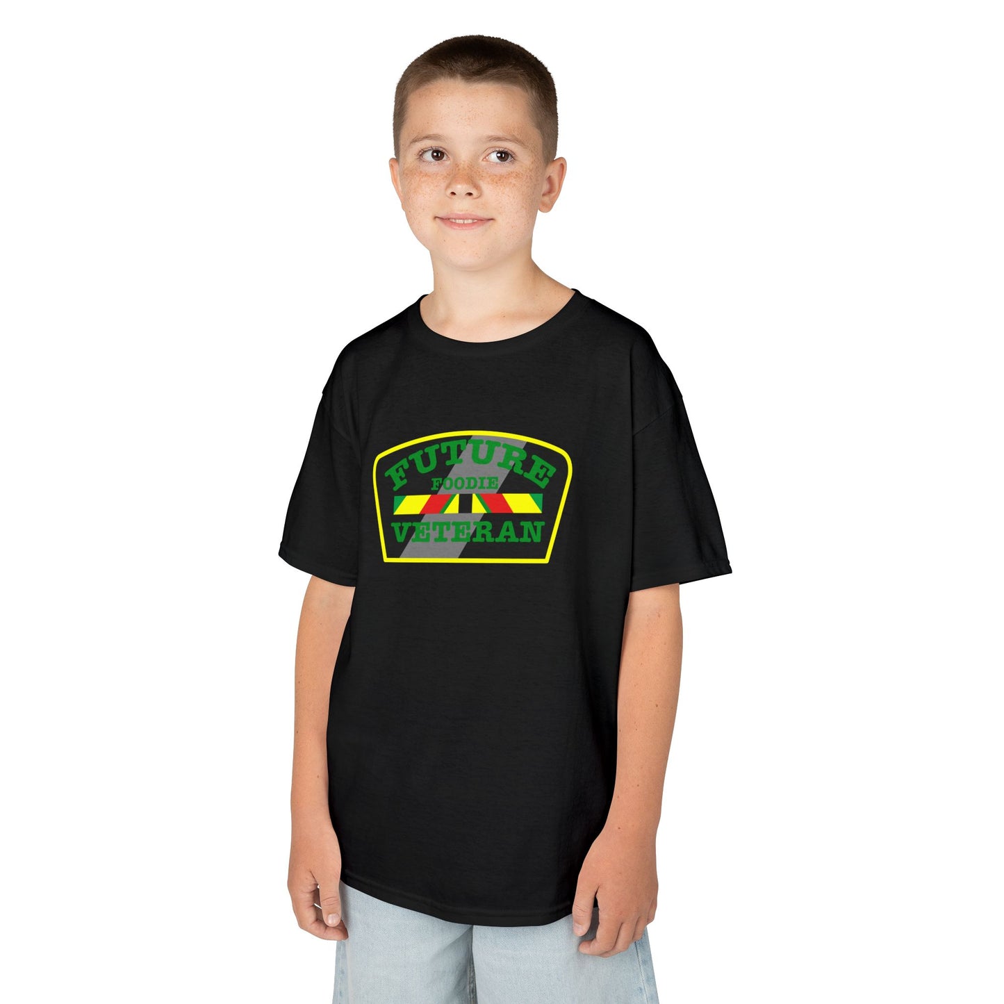L.O.E.F Future Foodie Veteran Kids Tee Shirt (Green)