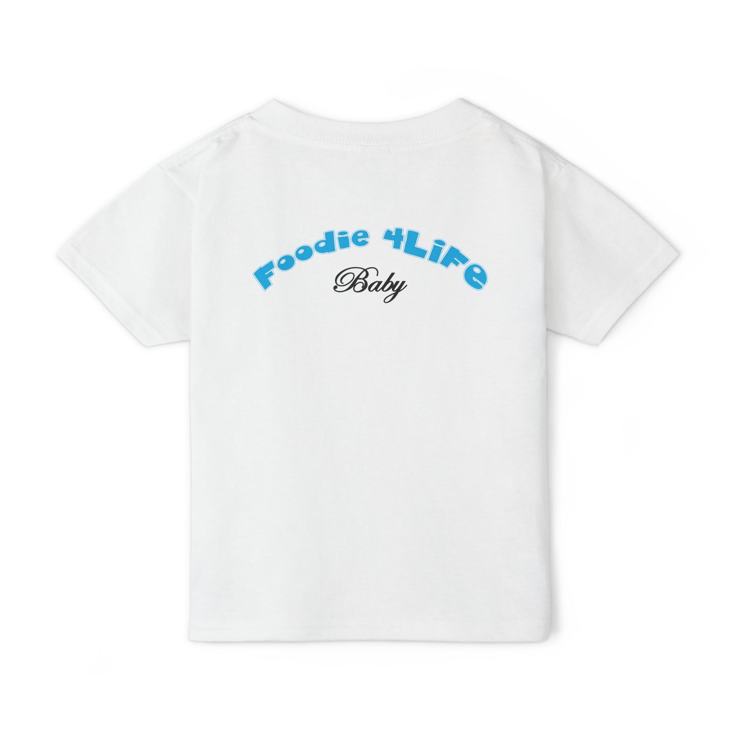 L.O.E.F Foodie 4Life Baby Tee Shirt (Sky Blue)