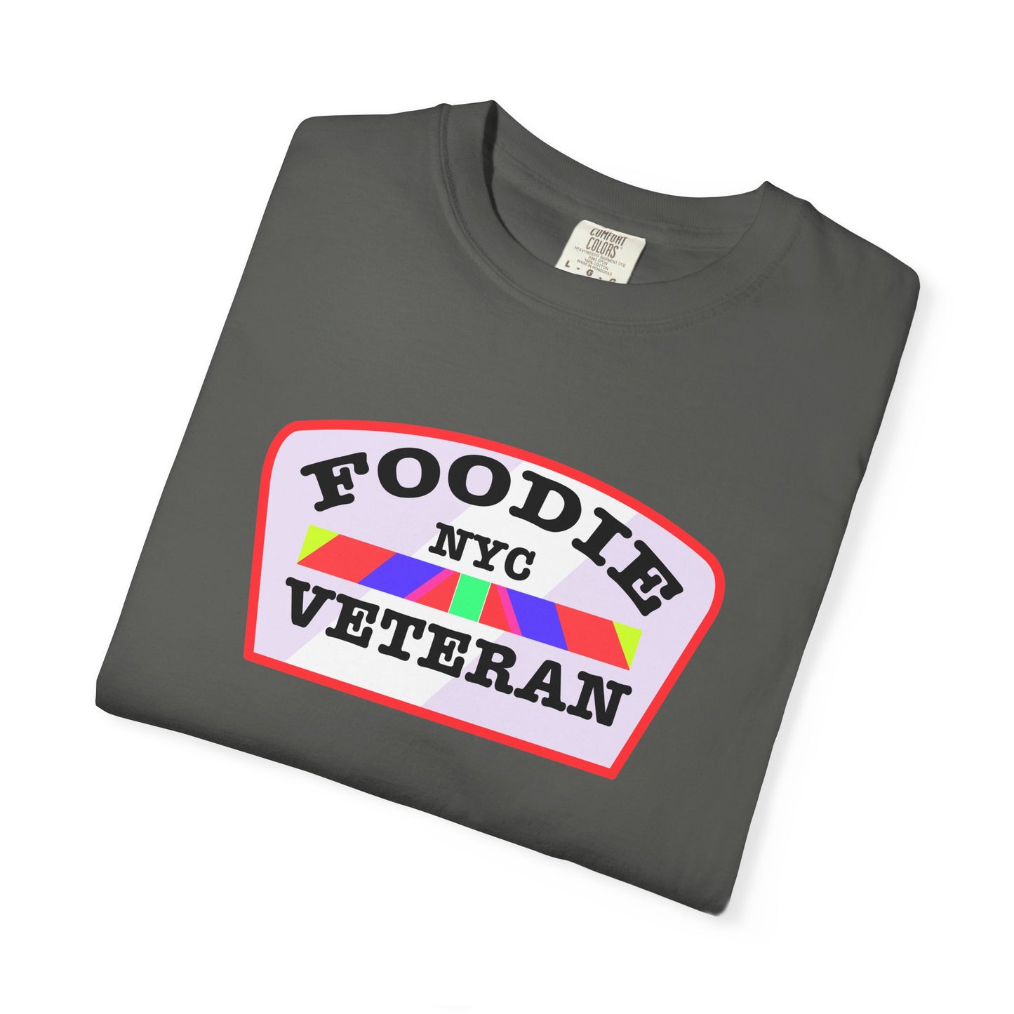L.O.E.F Foodie Veteran NYC Unisex Tee Shirt (Soft Pink)