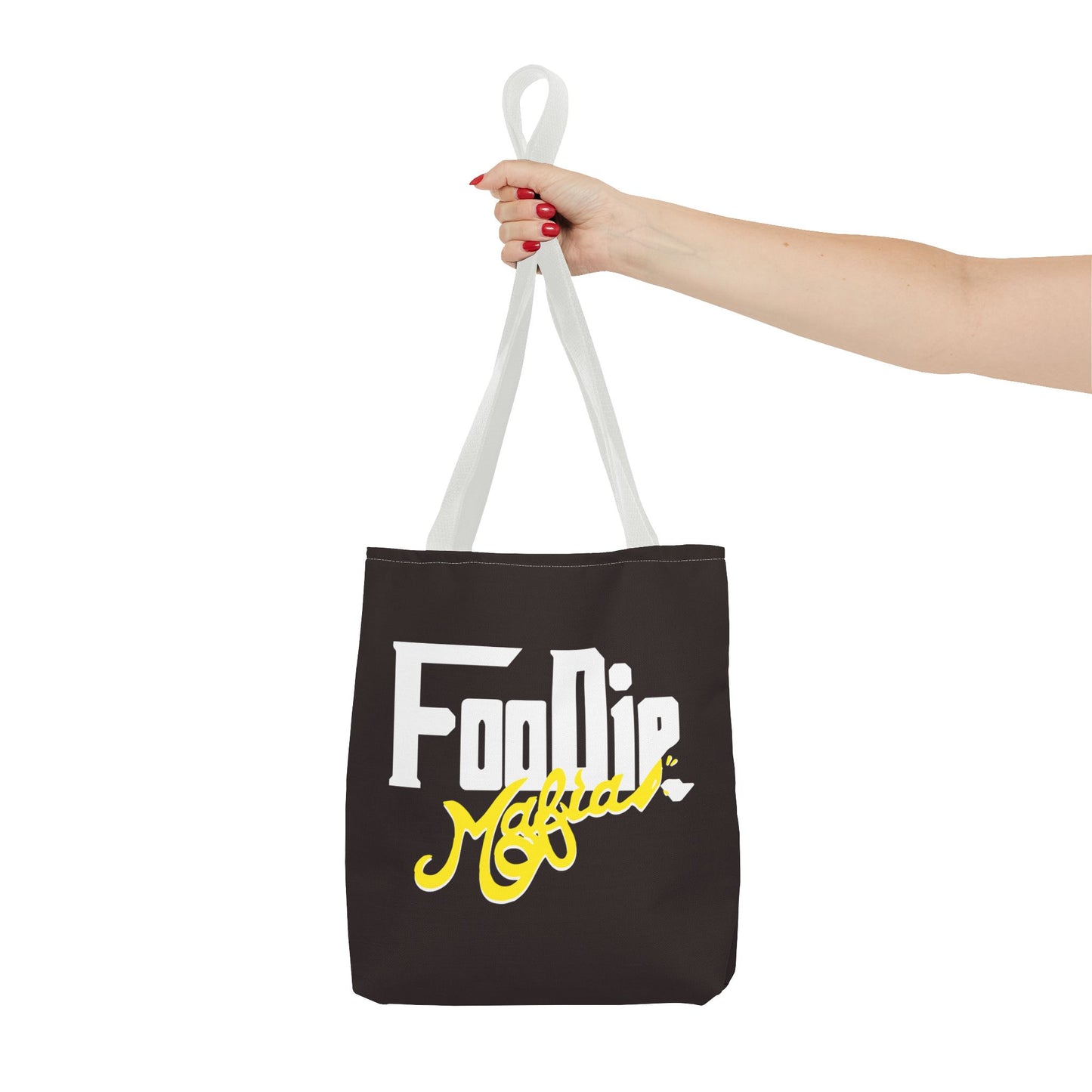 L.O.E.F White Foodie Mafia Tote Bag (Yellow)