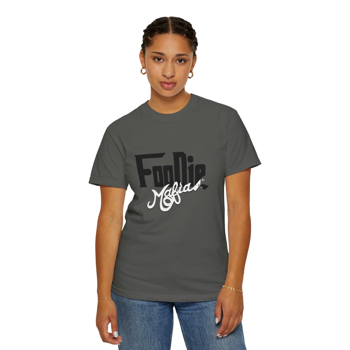 L.O.E.F Foodie Mafia Unisex Tee shirt (White)