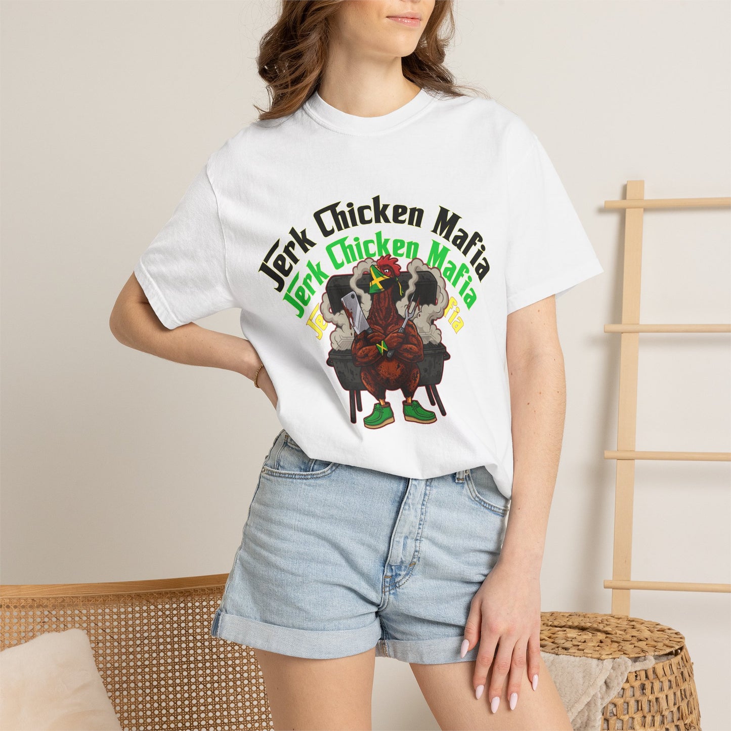 L.O.E.F Jerk Chicken Mafia Unisex Tee Shirt