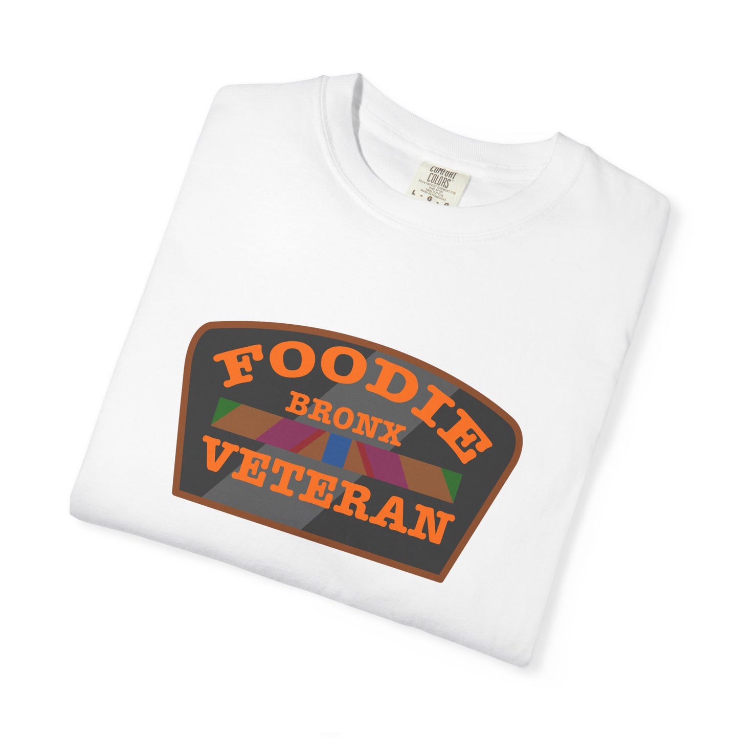 L.O.E.F Foodie Veteran Bronx Unisex Tee Shirt (Orange)