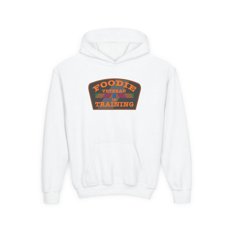 L.O.E.F Foodie Veteran In Training Kids Hoodie (Orange)