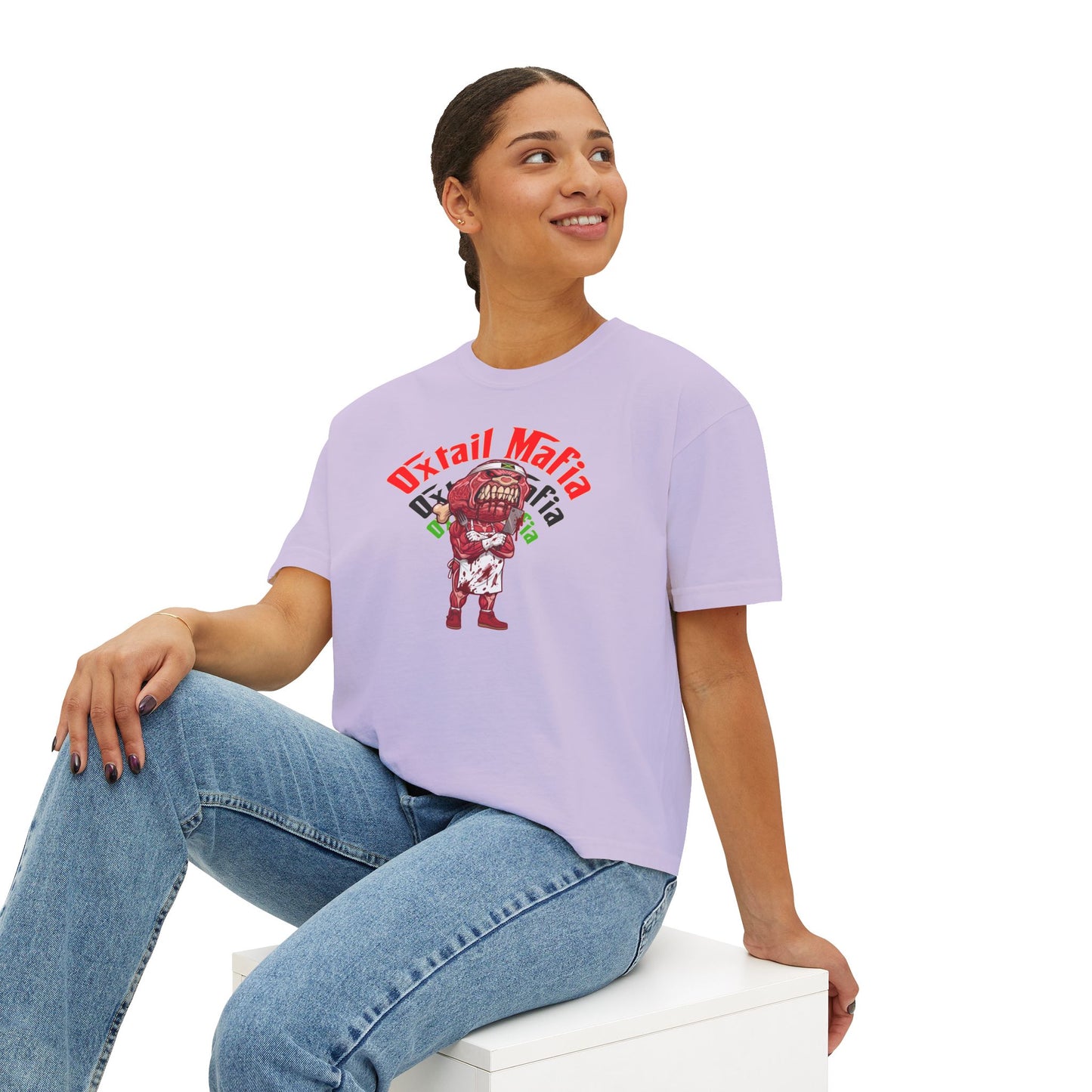 L.O.E.F Oxtail Mafia Boxy Tee