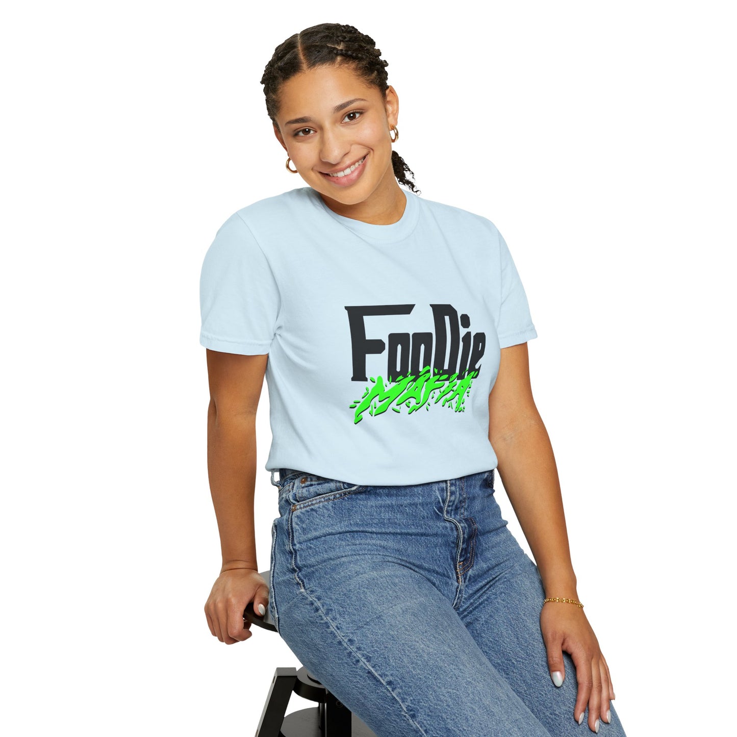 L.O.E.F Foodie Mafia Tee Shirt (Neon Green)