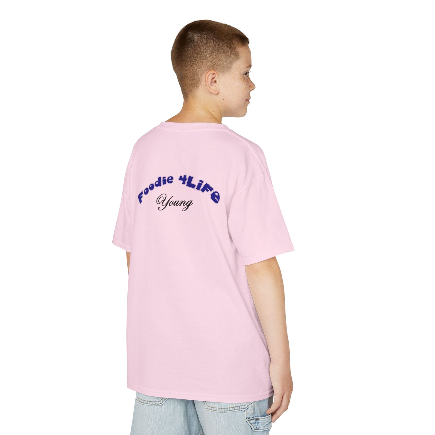 L.O.E.F Foodie 4Life Young Tee Shirt  (Dark Blue)