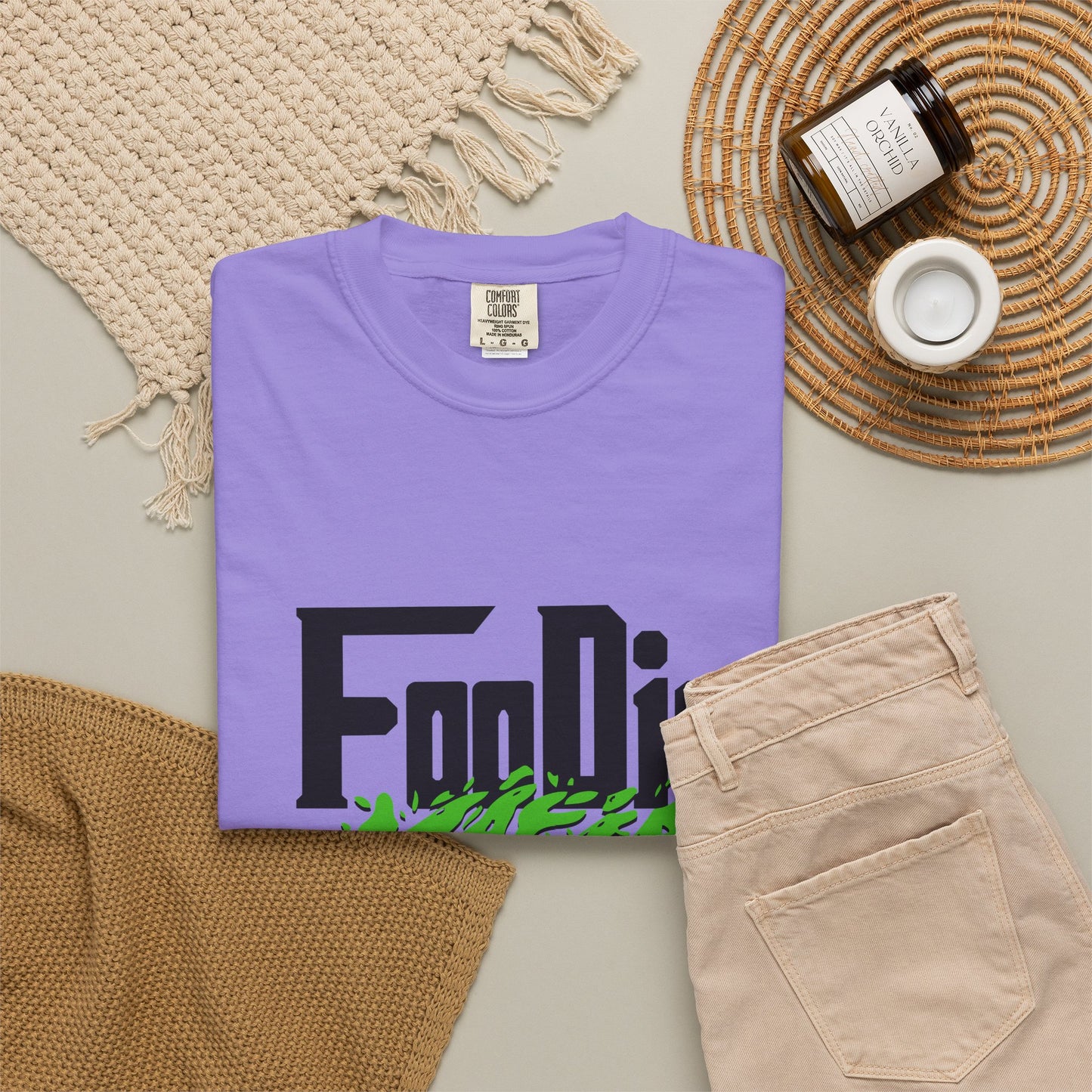 L.O.E.F Foodie Mafia Tee Shirt (Kelly Green)