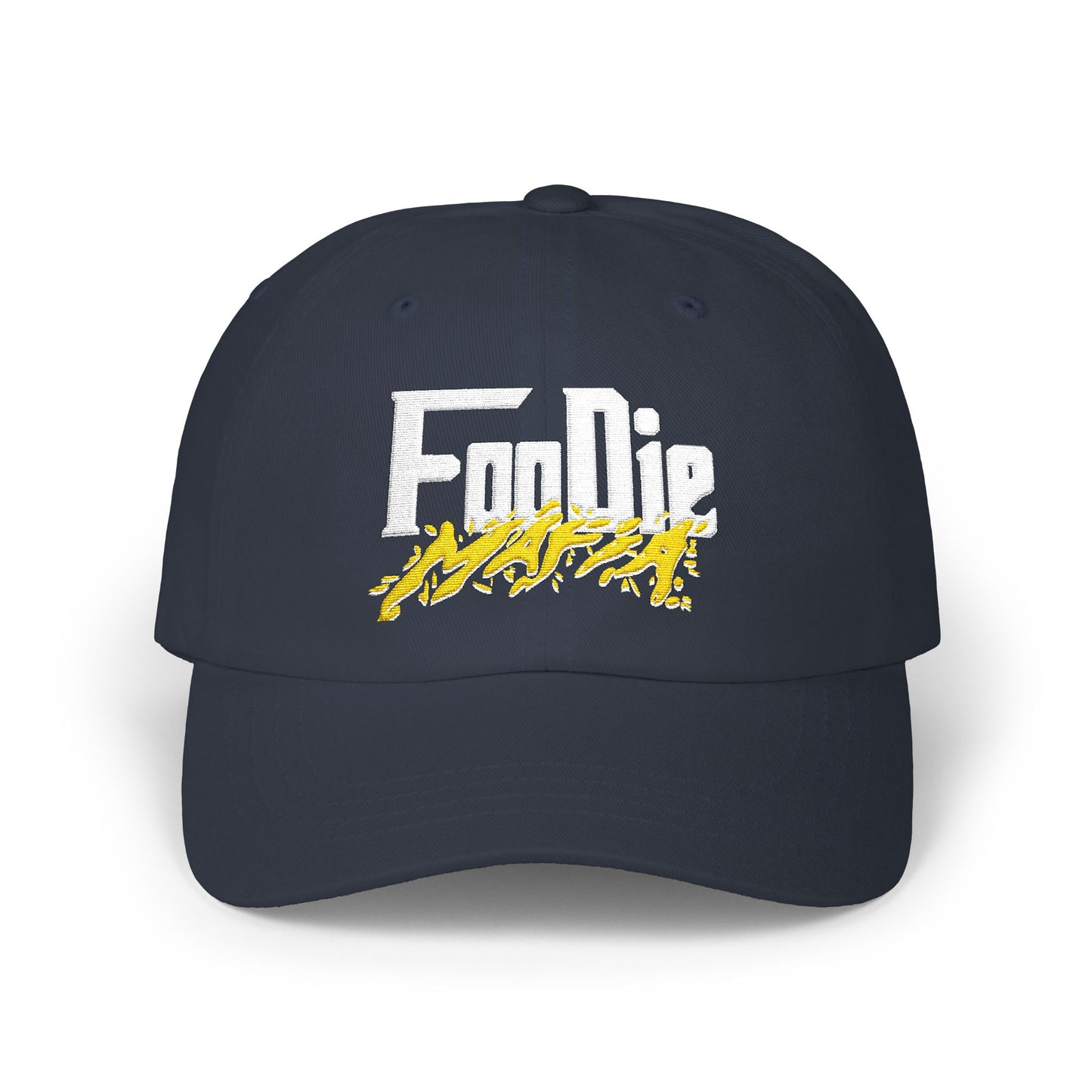 L.O.E.F  White Foodie Mafia Cap (Bright Yellow)