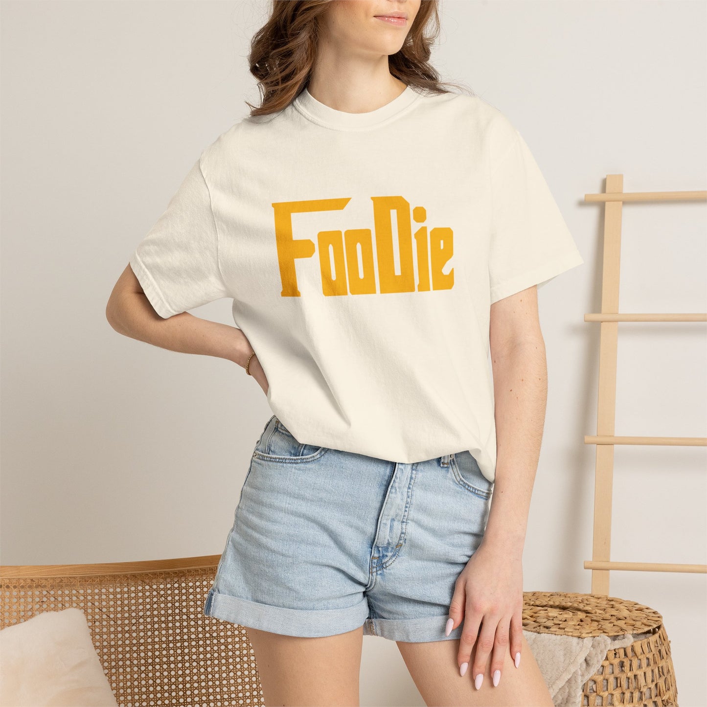 L.O.E.F Foodie Unisex Tee Shirt (Dark Yellow)