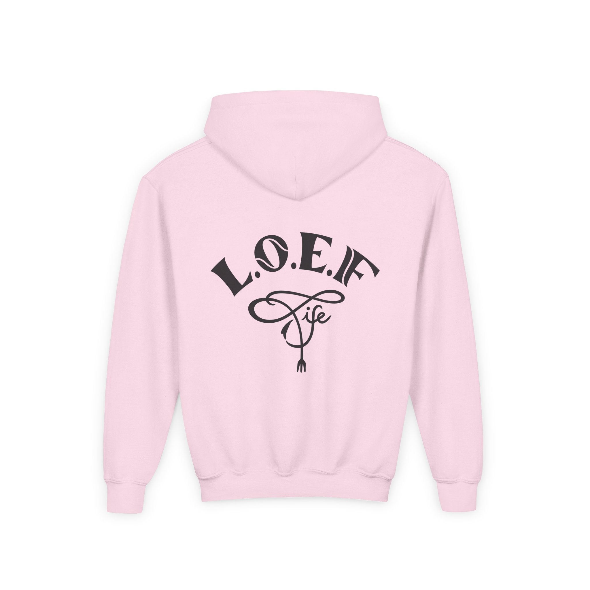 L.O.E.F Foodie 4Life Young Hoodie (Fiery Red)