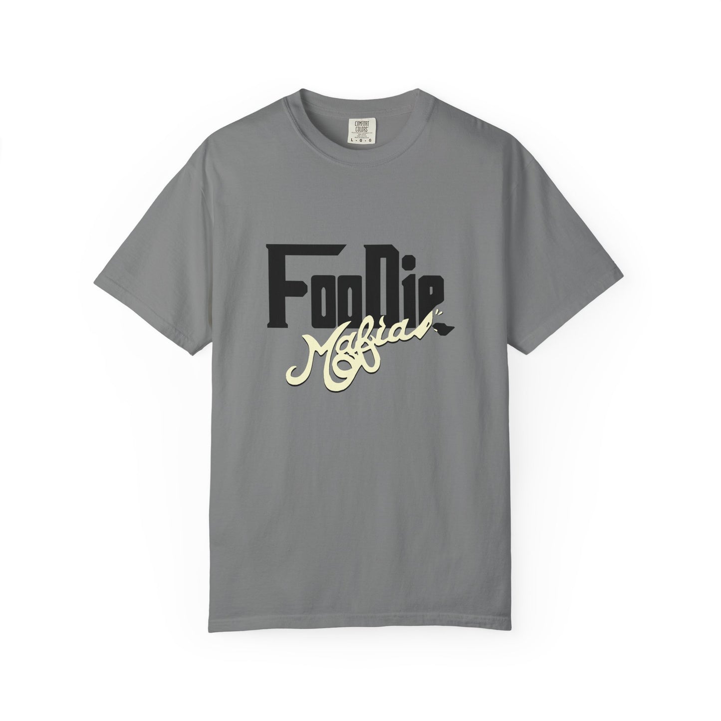 L.O.E.F Foodie Mafia Unisex Tee shirt (Cream)