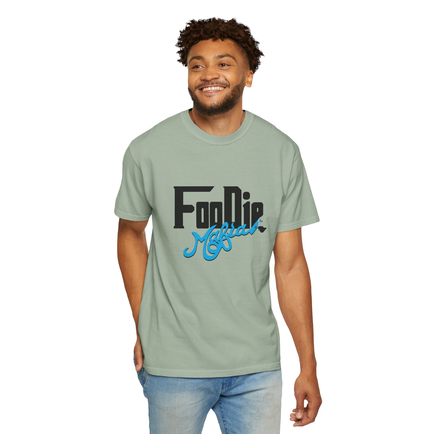 L.O.E.F Foodie Mafia Unisex Tee shirt (Sky Blue)