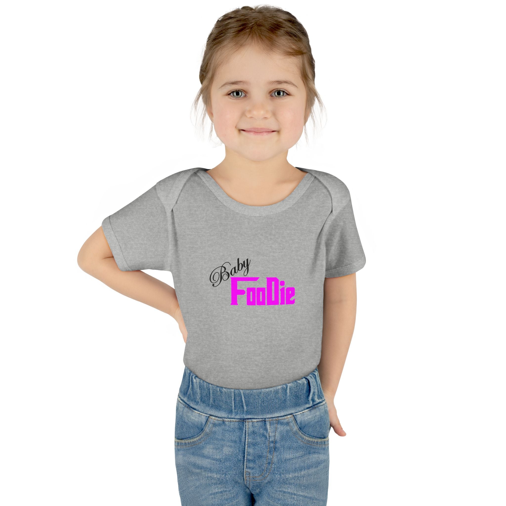L.O.E.F Baby Foodie Toddler Bodysuit (Fuchsia)