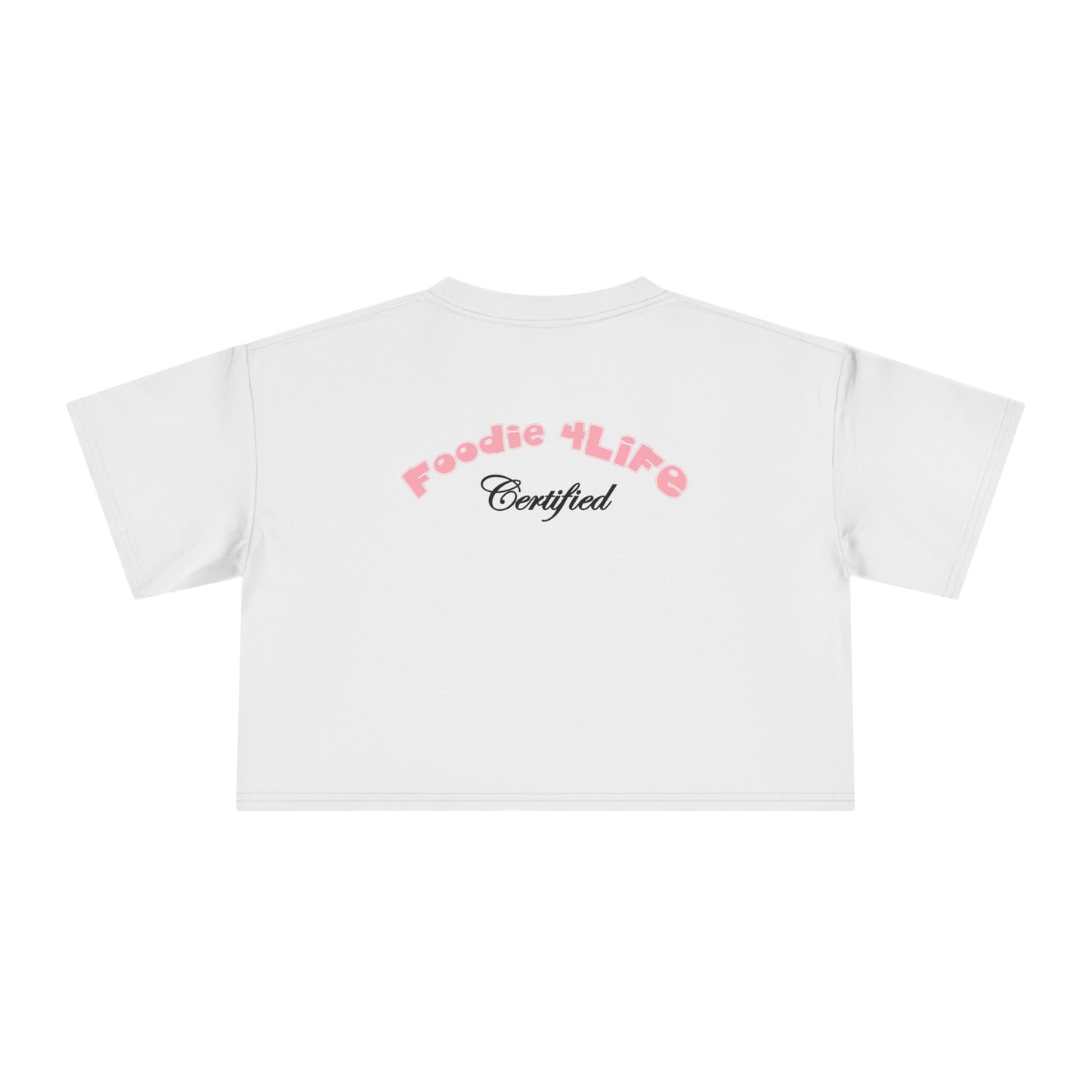 L.O.E.F Foodie 4Life Certified Crop Tee (Soft Pink)