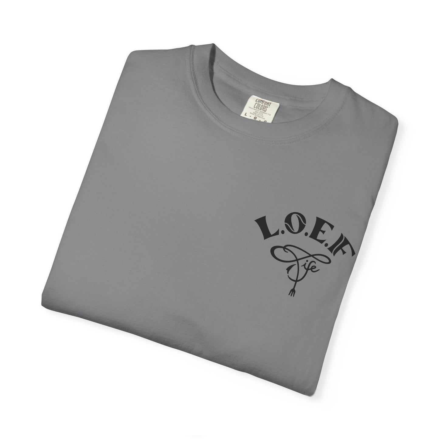 L.O.E.F Foodie 4Life Vegan Unisex Tee Shirt (Neon Green)