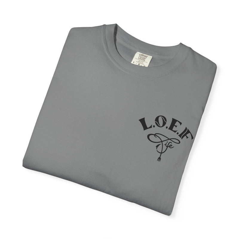 L.O.E.F Foodie 4Life Vegan Unisex Tee Shirt (Neon Green)