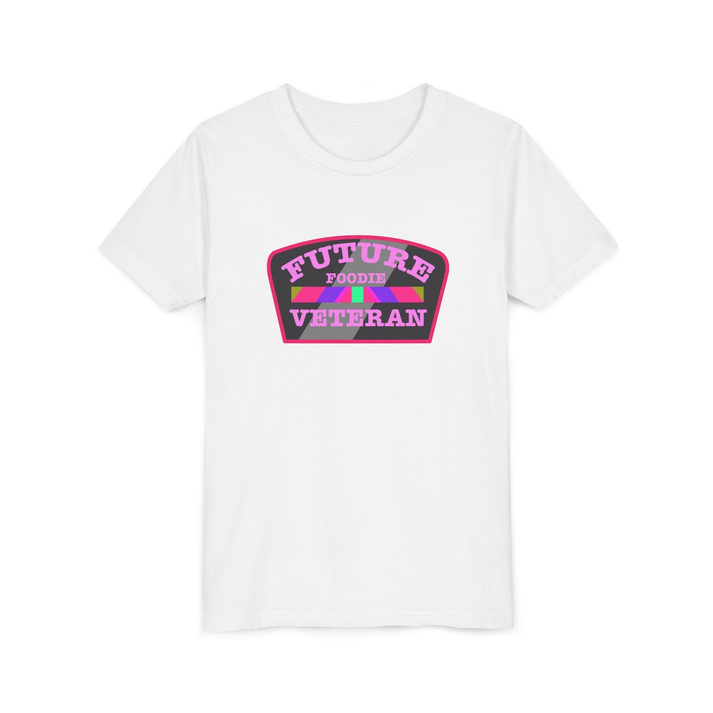 L.O.E.F Future Foodie Veteran Kids Tee Shirt (Pink)